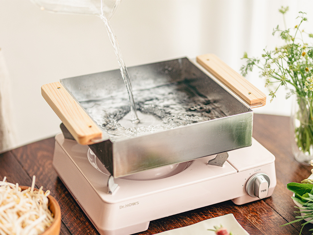 Dr.HOWS ジャダム ヒノキ蒸し器 2段フルセット | セイロ | お菓子