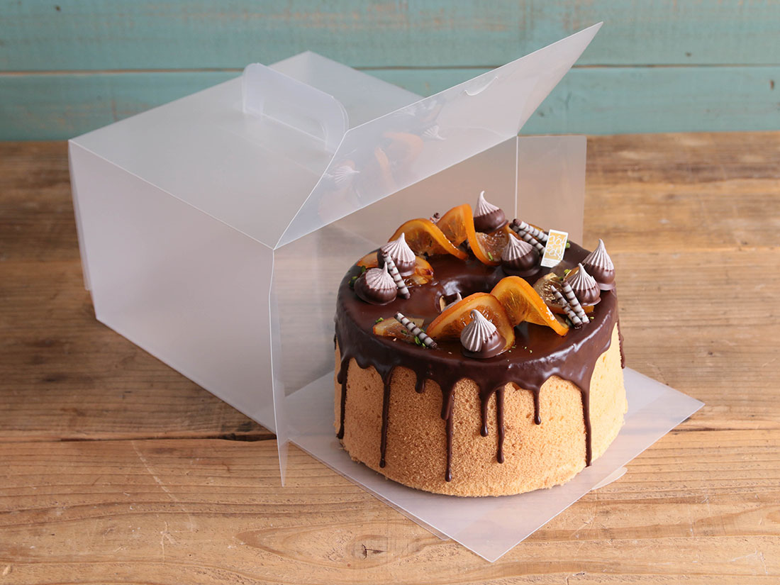 cotta くりかえし使えるケーキ箱 6号 | 6号のデコ箱・専用トレー | お