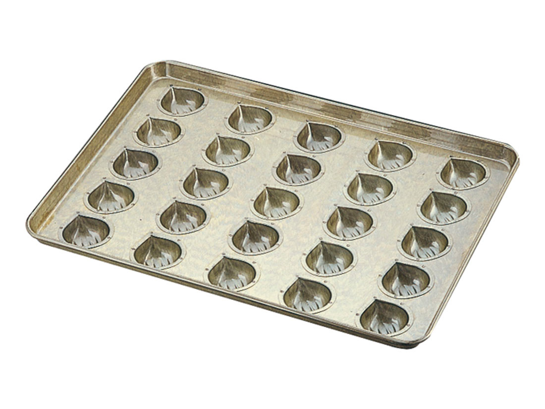 千代田金属 シリコン加工 マロンケーキ型天板 (25ヶ取） | マロン