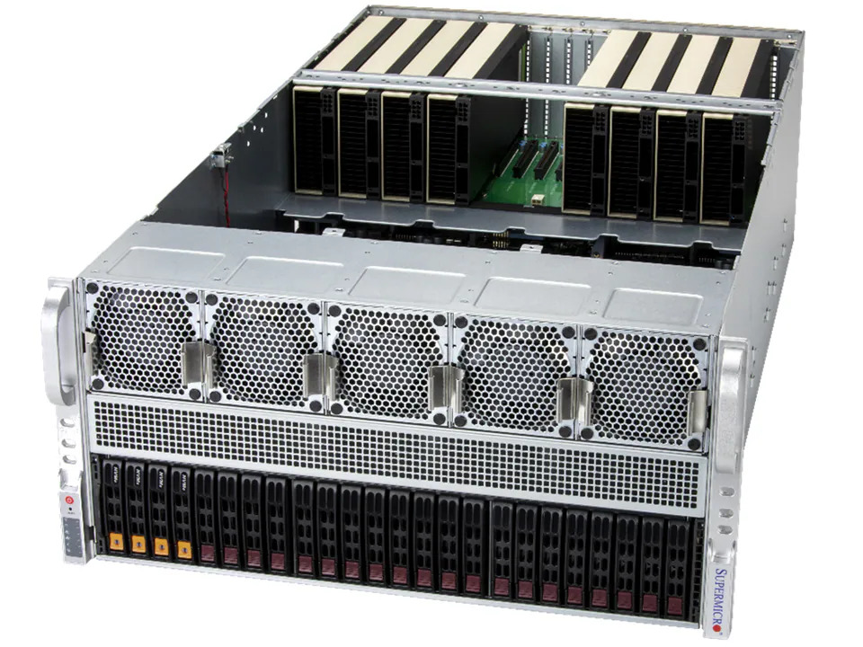 Colfax CX5860s-EH2 5U Server with 8x NVIDIA H200 NVL PCIe GPUs