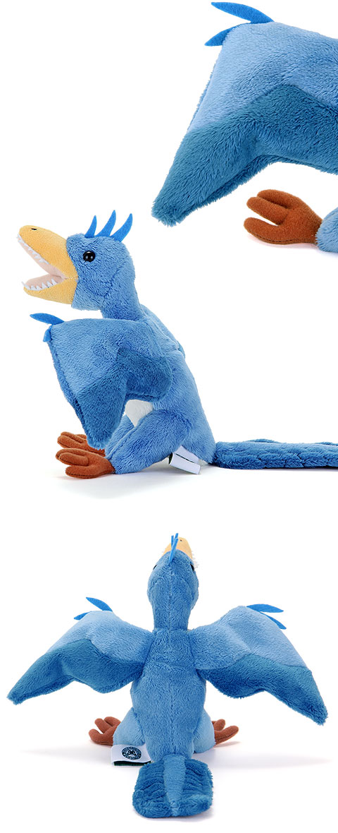 動物 生物 ぬいぐるみ おすわりシリーズ アーケオプテリクス（始祖鳥