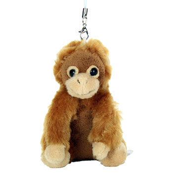 動物 生物 ぬいぐるみマスコット おすわり オランウータン