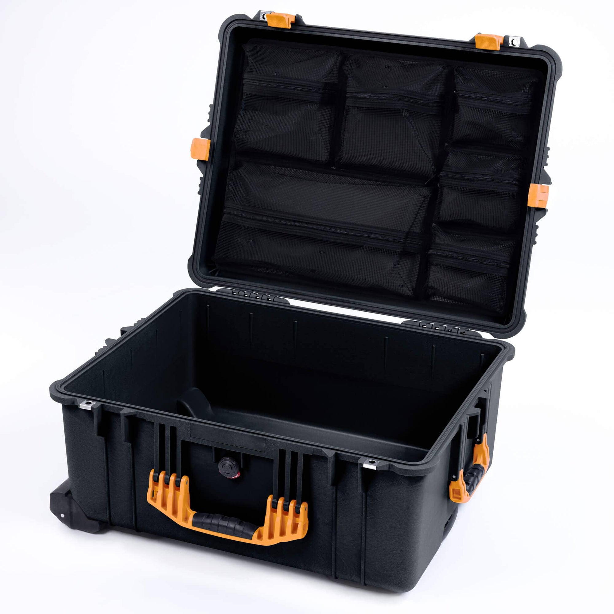 Pelican 1620 Case - Black with Yellow Handles - ColorCase