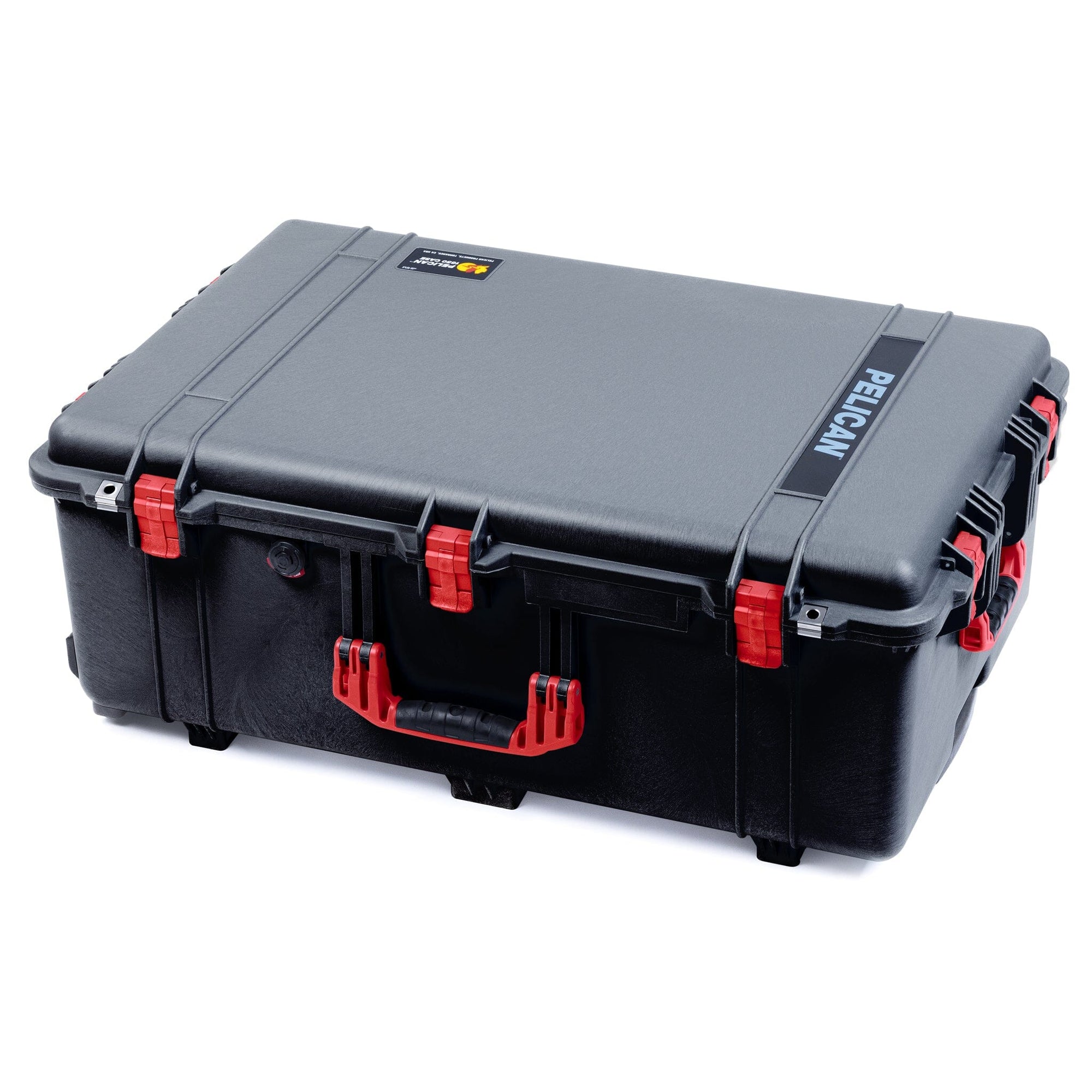 Pelican 1650 Case in Black with Red Foam Inserts - ColorCase