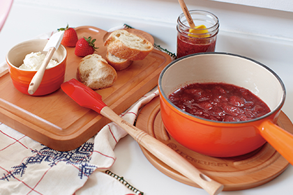 LE CREUSET (ル・クルーゼ) ラムカン フタ付き フルールS 910167-00