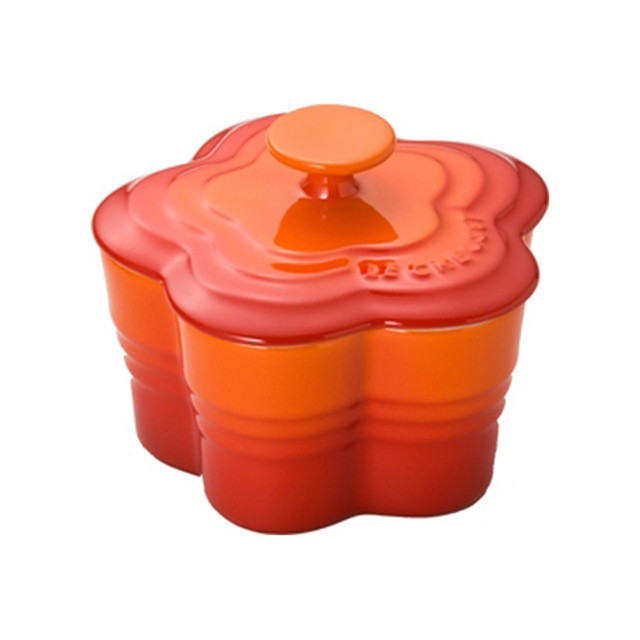 LE CREUSET (ル・クルーゼ) ラムカン フタ付き フルールS 910167-00