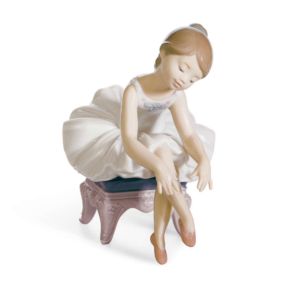 【保管品】LLADRO リヤドロ　2267 踊る少女　バレリーナ　フィギュリン 保管品】LLADRO リヤドロ 2267 踊る少女 バレリーナ フィギュリン