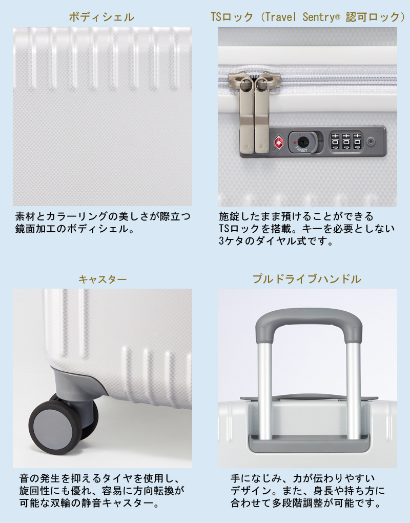 送料無料 正規品 スーツケース 新色追加 エース ACE ace. パリセイド3