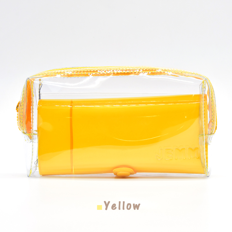 JEMM ジェム クリアペンケース インナーケース付き 文具用品