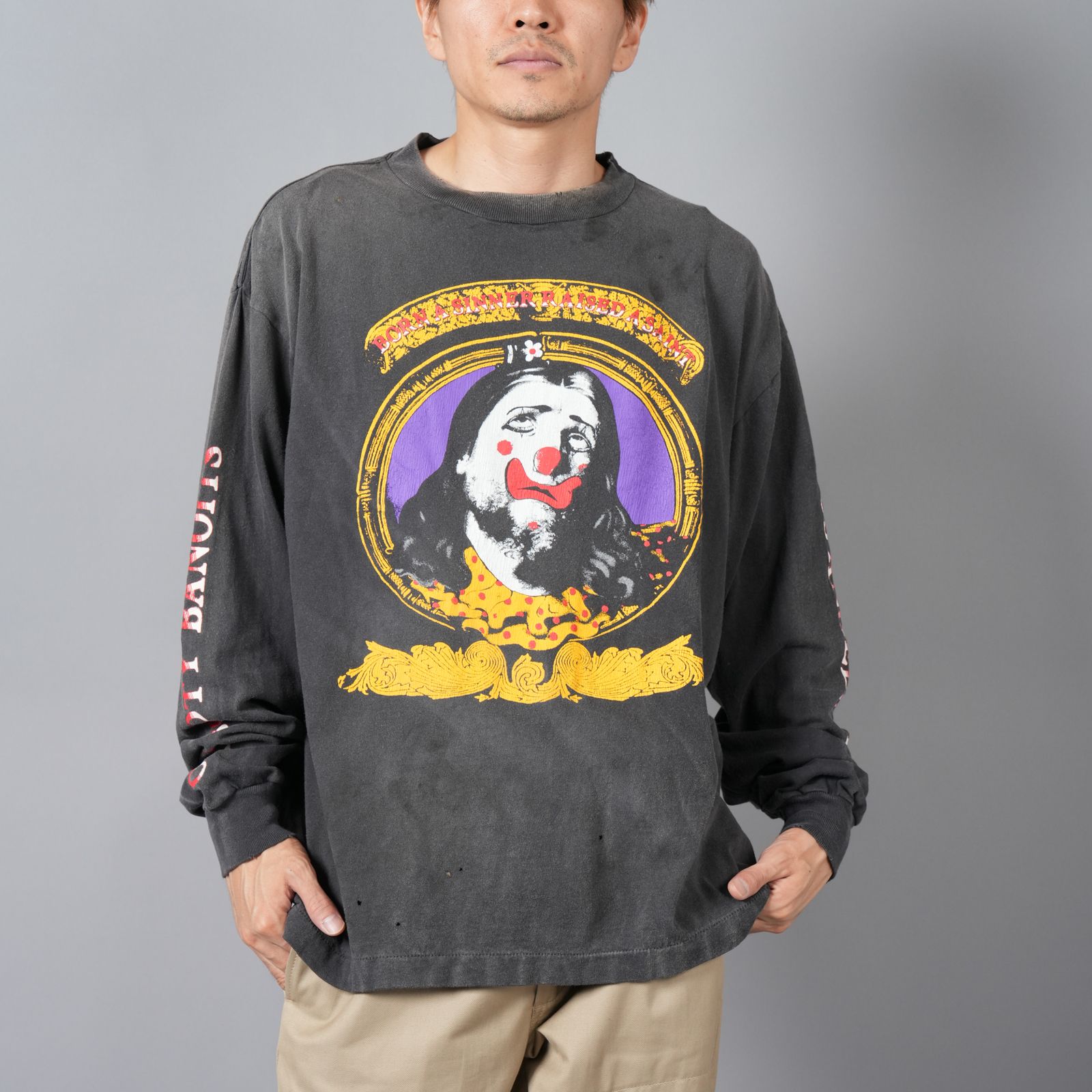 SAINT M×××××× - 【ラスト1点】【限定】SM-YS1-0000-C40 / BR_LS TEE