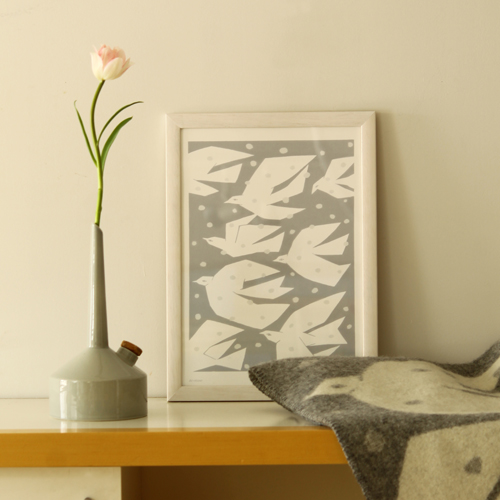 完売）ミナペルホネン設立25周年記念！KLIPPANアートポスター“TRIP