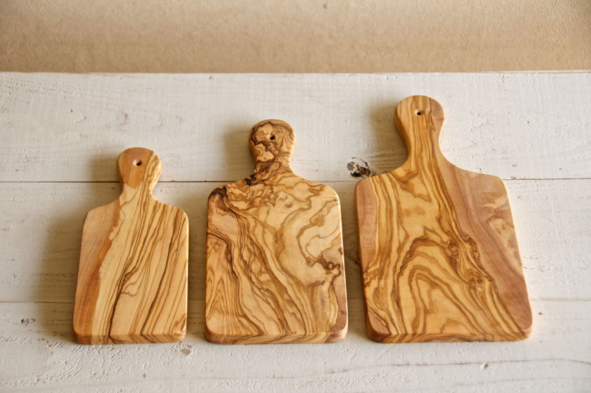 オリーブウッドカッティングボード30 - contentas