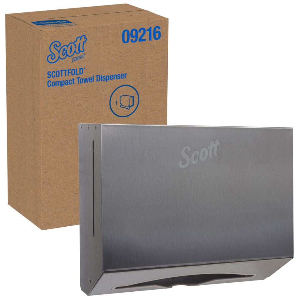 Scott® Scottfold™ Folded Paper Towel Dispenser (09216), Stainless