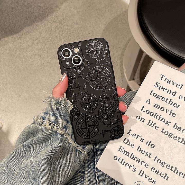 ストーンアイランドiphone16 16proケースソフトゴーム 耐衝撃 人気