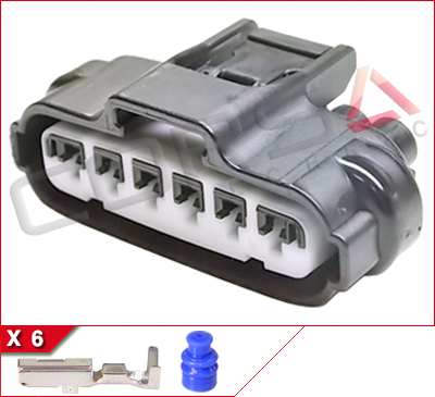 7283-1968-30 - Yazaki | 090II-6S-1 - Corsa Technic | 6-Way Kit