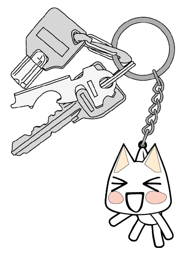 どこでもいっしょ トロ つままれキーホルダー [どこでもいっしょ