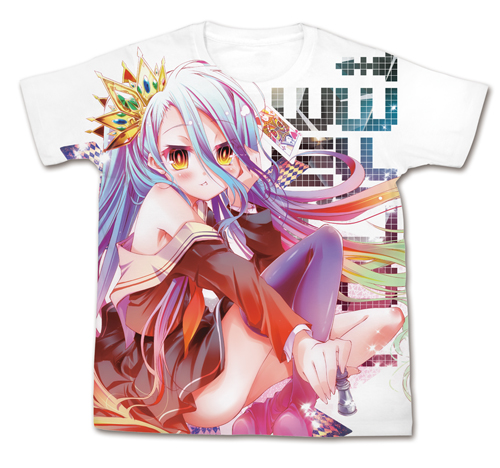☆限定☆原作版「白」フルグラフィックTシャツ [ノーゲーム・ノー