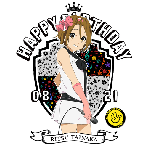 ☆アニまるっ！限定☆2015Birthday 田井中律フルカラーTシャツ [けい