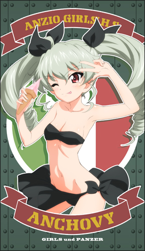 アンチョビ ビッグタオル [ガールズ＆パンツァー] | 二次元