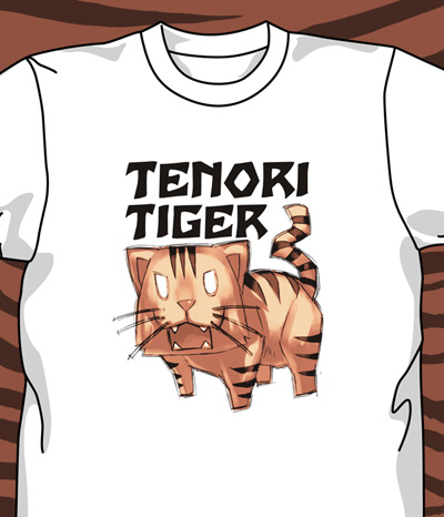 手乗りタイガーTシャツ [とらドラ！] | 二次元キャラクター公式グッズ