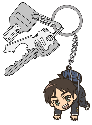 進撃！巨人中学校 エレンつままれキーホルダー [進撃！巨人中学校