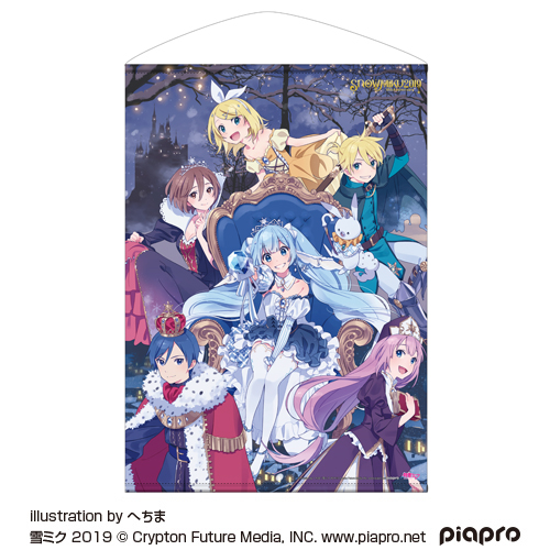 初音ミク B2タペストリー SNOW MIKU 2019 へちま Ver. [SNOW MIKU 2019