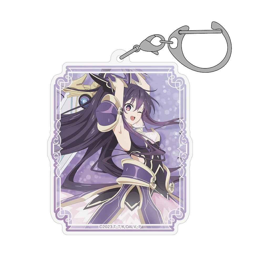 デート・ア・ライブ 夜刀神十香 ソーラークロノグラフ 腕時計 デート