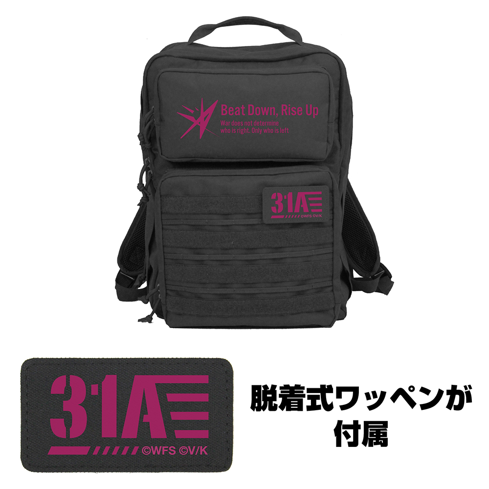 31A 部隊ロゴ ファンクショナルバックパック [ヘブンバーンズレッド