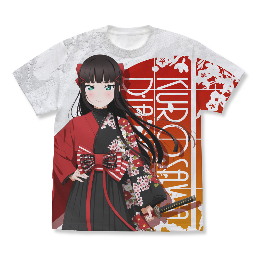 描き下ろし 黒澤ダイヤ フルグラフィックTシャツ ソロコンサートver