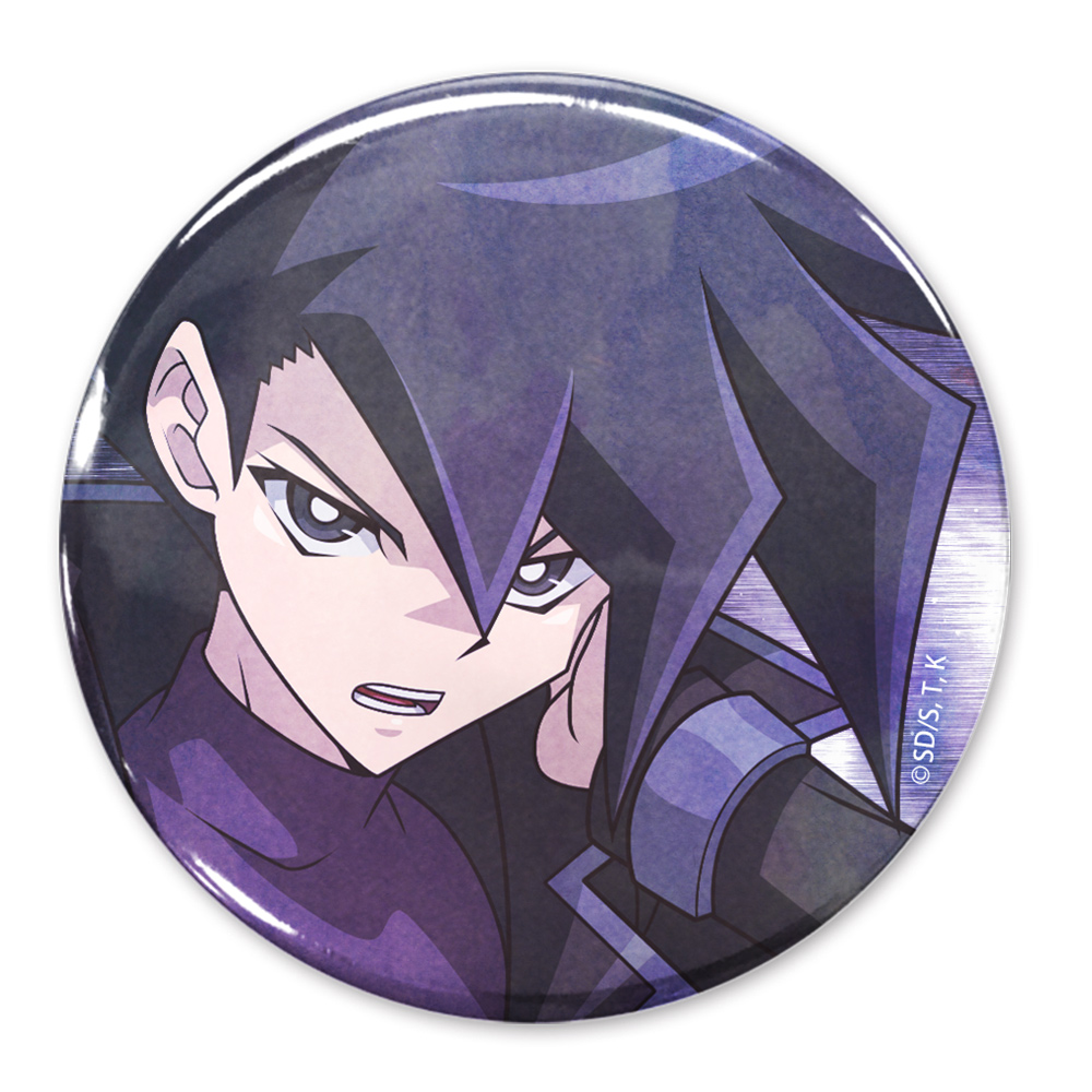 描き下ろし 万丈目準 65mm缶バッジ オフモードの決闘者Ver. [遊☆戯