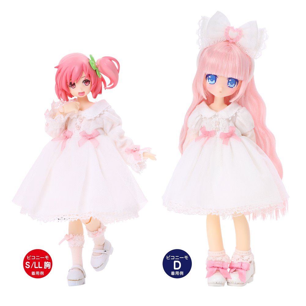 1/12サイズドール用】1/12 ピコD「Twinkle☆Candy リボンワンピset