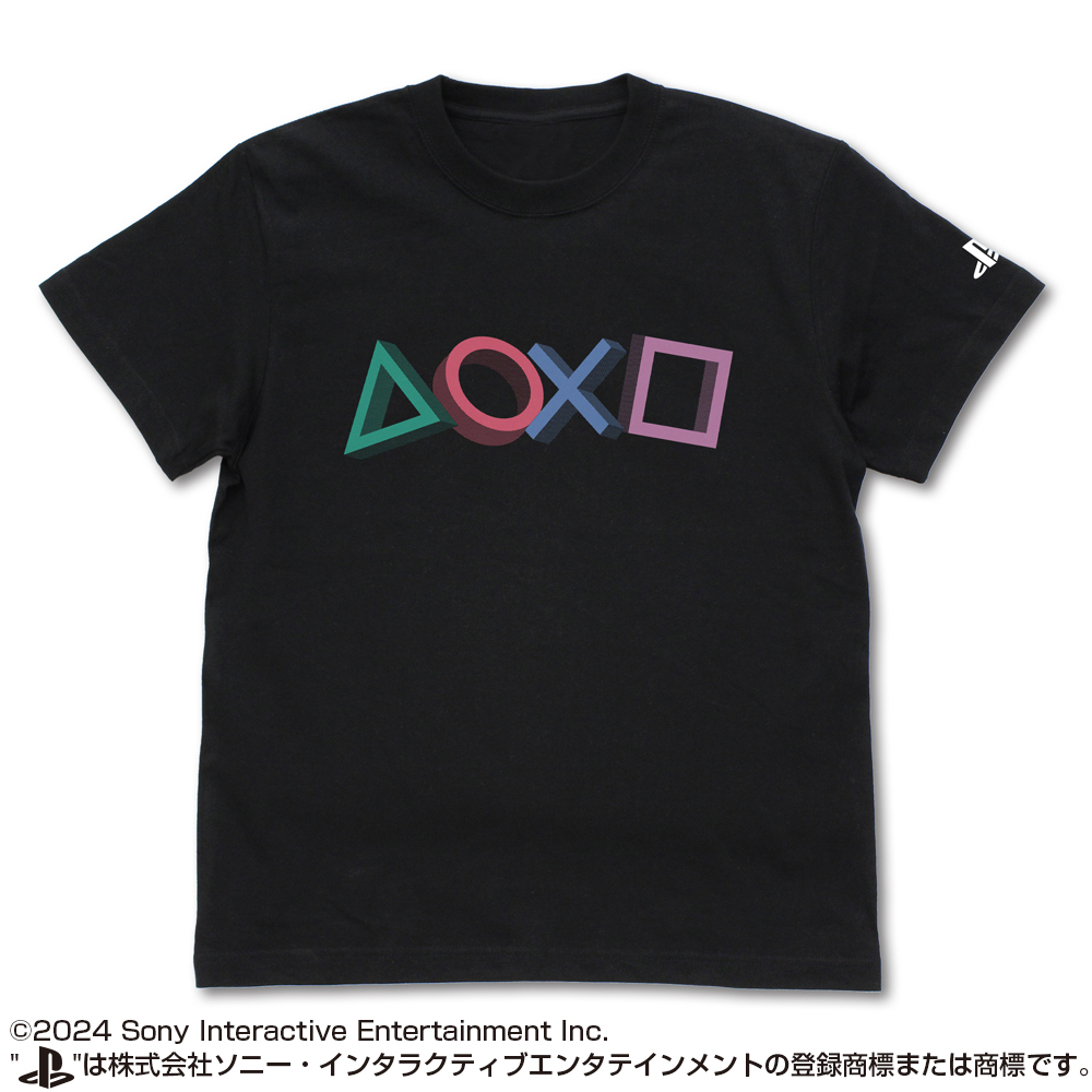 Tシャツ for PlayStation 3D Shapes Logo Ver. [プレイステーション