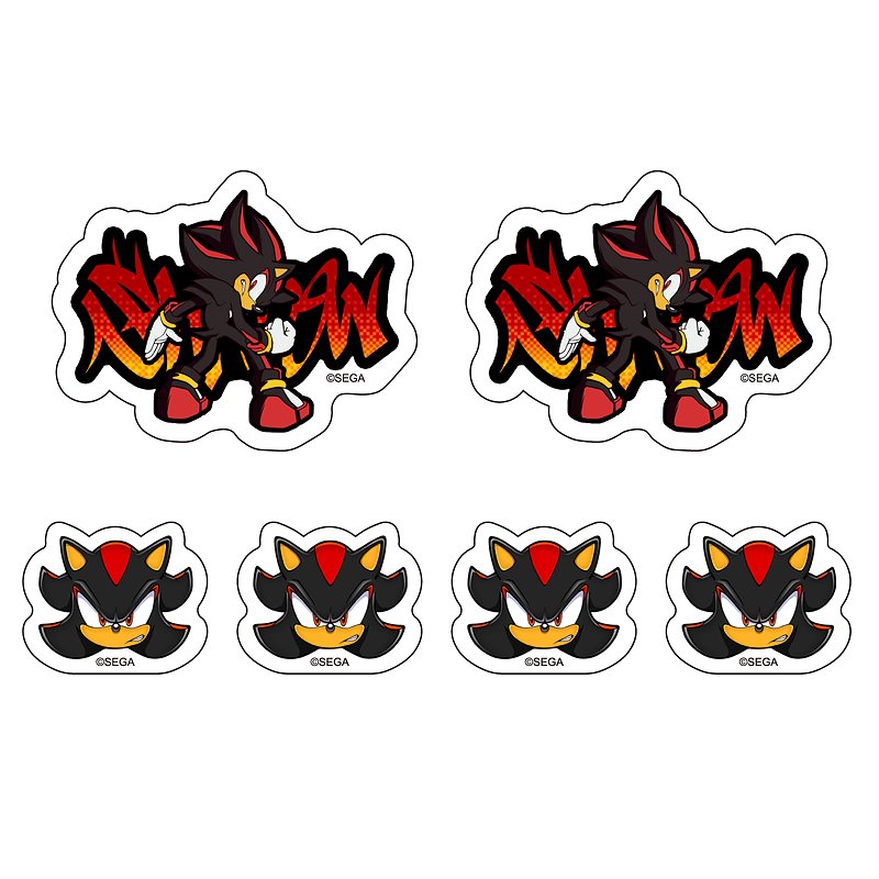 シャドウ ミニステッカーセット [ソニック・ザ・ヘッジホッグ] | 公式