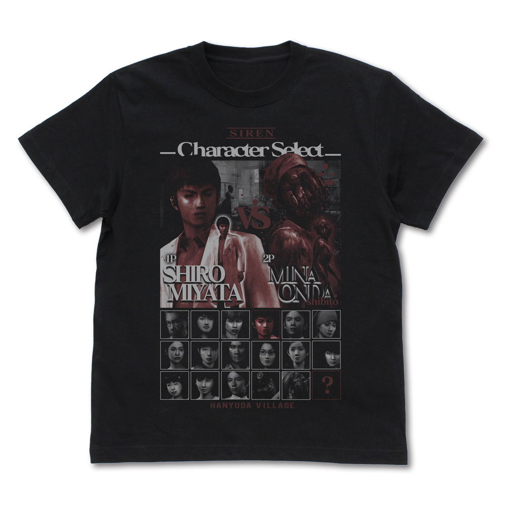 SIREN character select Tシャツ [SIREN] | 公式キャラクターグッズ