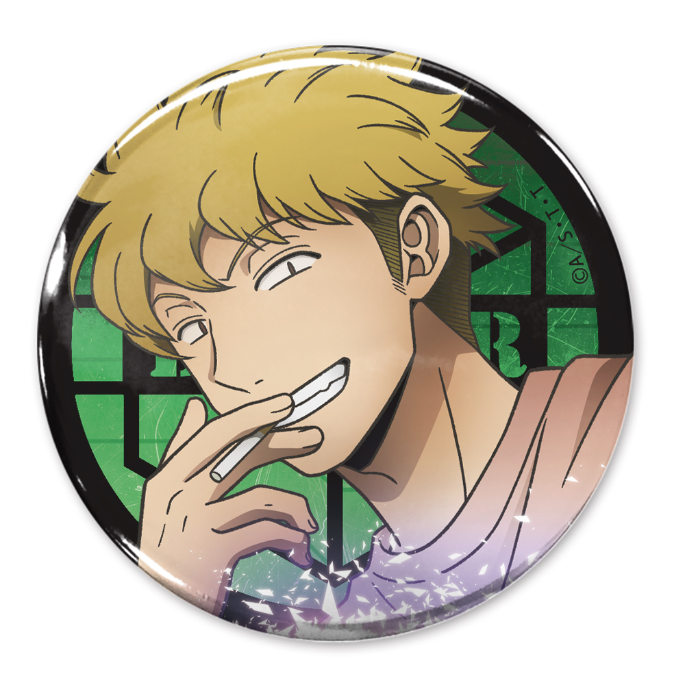 描き下ろし 王子一彰 65mm缶バッジ トリガー起動（オン）Ver