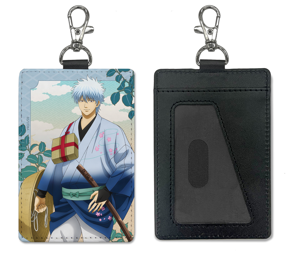 描き下ろし 坂田銀時 パスケース（ナスカン付き） 旅装Ver. [銀魂