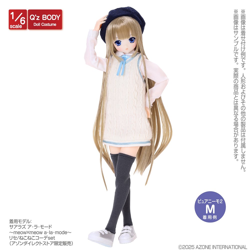 1/6サイズドール用】Q'z ニーハイソックス [AZONE Q'z BODY] | 公式