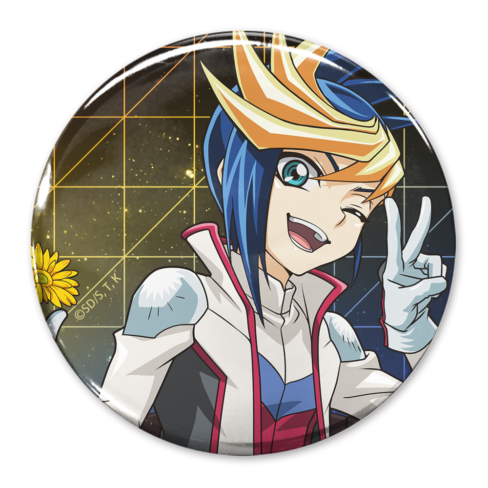 描き下ろし ユーゴ 65mm缶バッジ 一輪のゆらめきVer. [遊☆戯☆王ARC-V