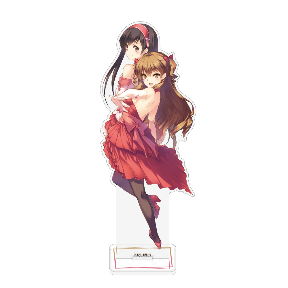 ☆限定☆AQUAPLUS 20th Anniversary 小木曽雪菜＆冬馬かずさ 65mm缶