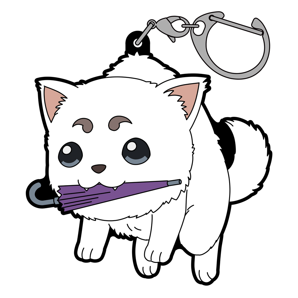 定春 つままれ 神楽の傘ゲット！Ver. [銀魂] | キャラクター公式グッズ