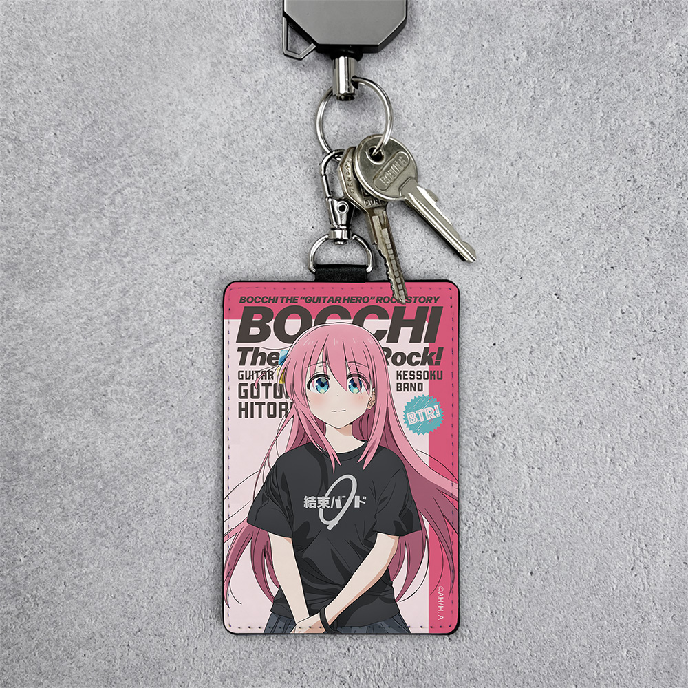 後藤ひとり パスケース（ナスカン付き） [アニメ「ぼっち・ざ・ろっく