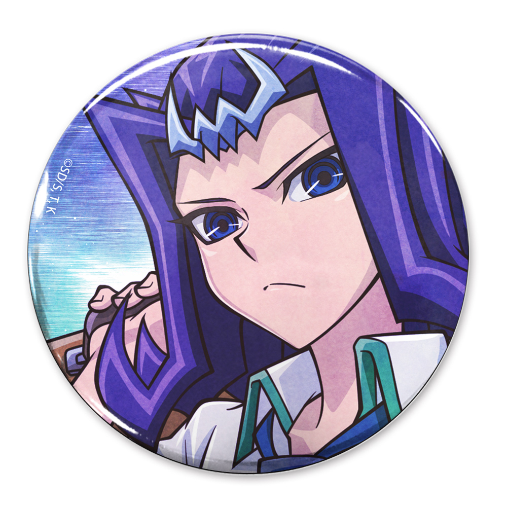 描き下ろし 神代凌牙 65mm缶バッジ オフモードの決闘者Ver. [遊☆戯