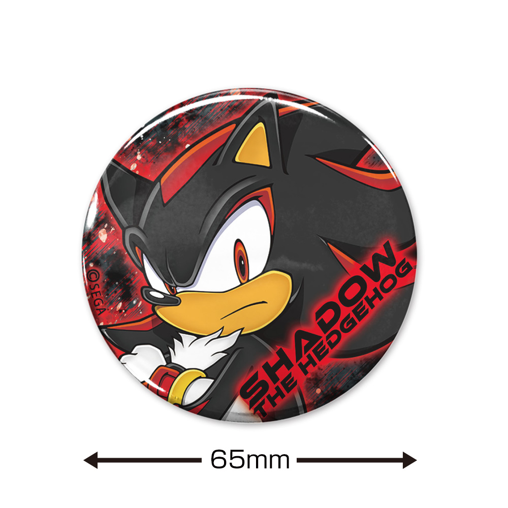 究極生命体 シャドウ 65mm缶バッジ [ソニック・ザ・ヘッジホッグ