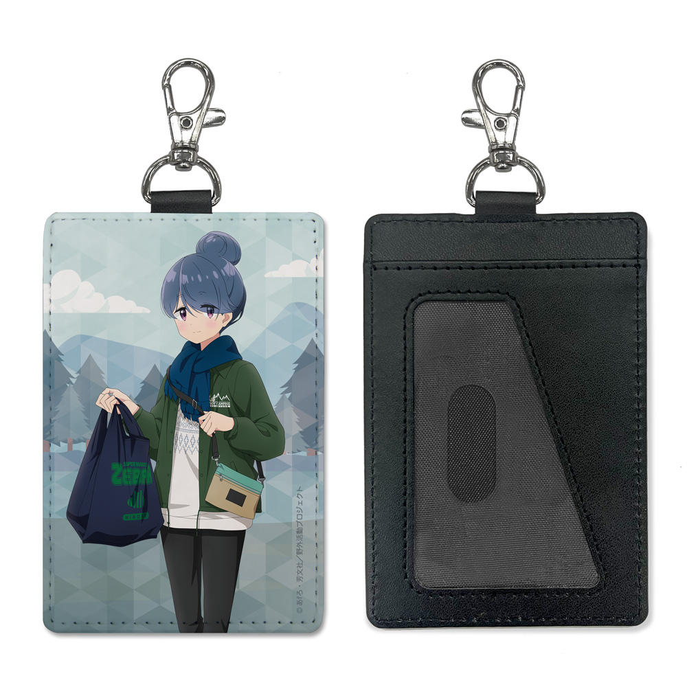 志摩リンとバイク パスケース（ナスカン付き） [『ゆるキャン