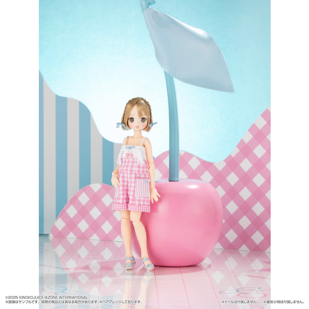 1/6サイズドール用】BonBons チェリー＆ギンガムショート