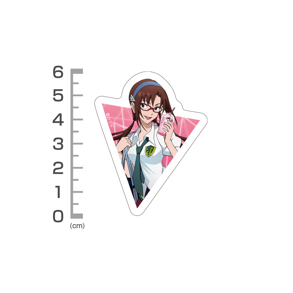 描き下ろし 真希波・マリ・イラストリアス ミニステッカーセット 制服