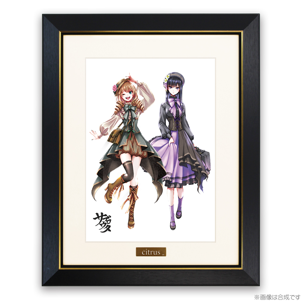 ☆限定☆描き下ろし レイ＆クレア A4キャラファイングラフ