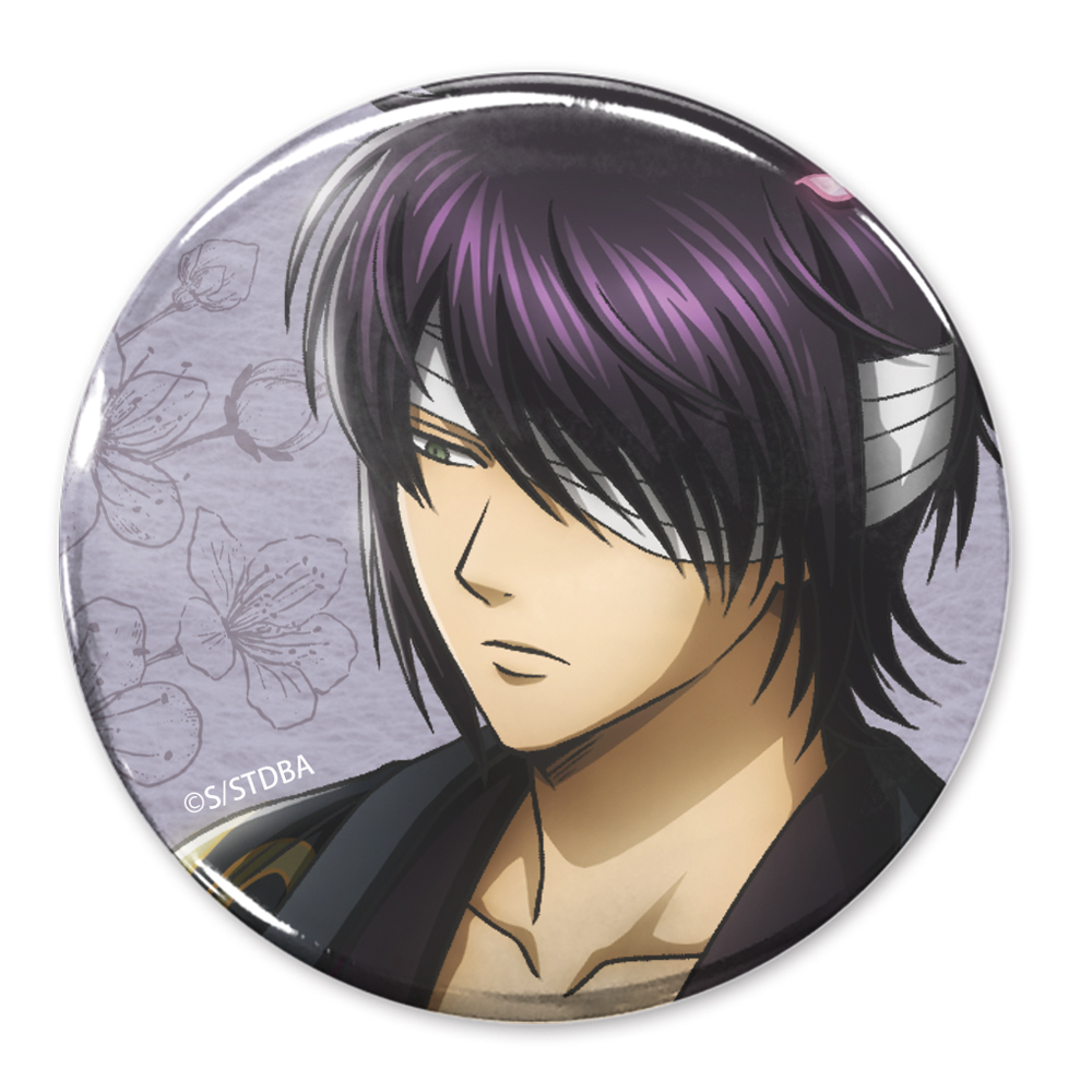 白夜叉 65mm缶バッジ 桜の花見団子Ver. [銀魂] | キャラクター公式