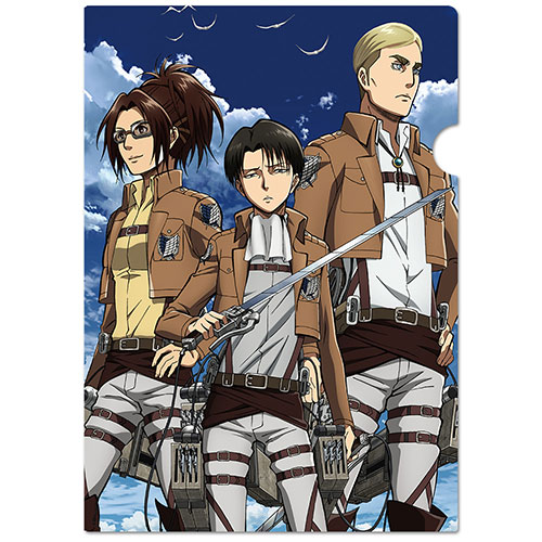 進撃の巨人 クリアファイルR[リヴァイ＆エルヴィン＆ハンジ] [進撃の