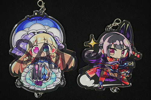 ALICESOFT ドーナドーナ連結アクリルチャーム×2（ALyCE / 菊千代 ver